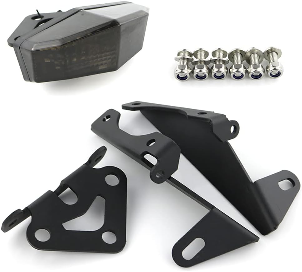 Xitomer Tail Tidy, Fender Eliminator Fit for WR250X / R, with LED Tail light/License Plate Light, Compatible with Aftermarket Blinker (Smoke)