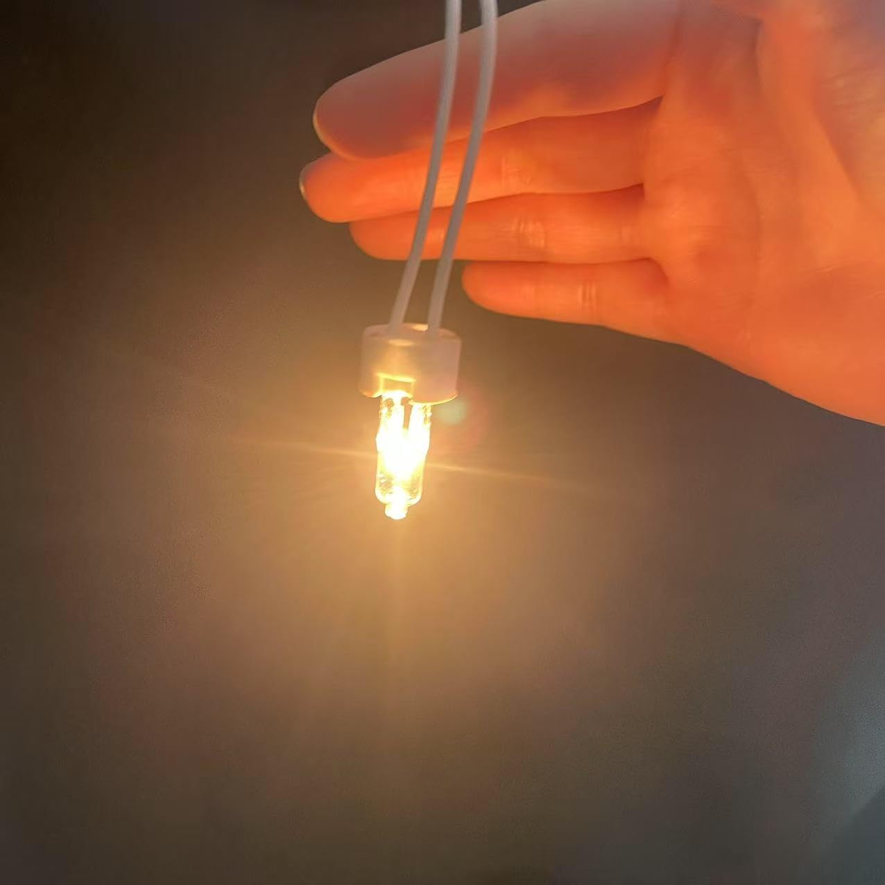 BLOMDE G4-Halogenlampe, 12 V, 10 W, 20 W, 35 W, Warmweiß 2700 K, Cri95, dimmbarer Doppelstiftsockel, verwendet für Kronleuchter und Schrankleuchten, 20 Stück/12 V-50 W