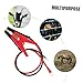 GRIRIW 2pcs Farm Electric Fence Jump Leads Fencing System Wire Electric Fence Alligator Clips Wire
