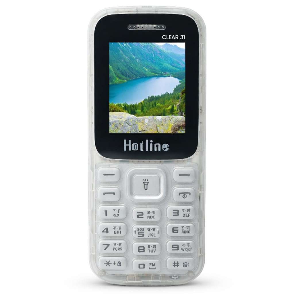 HOTLINE Clear 31 Dual SIM Keypad Mobile Phone | 1.77” Display | Wireless FM | Digital Camera | Expandable Memory | LED Torch and 1100 mAH Long Battery Life-picture-32