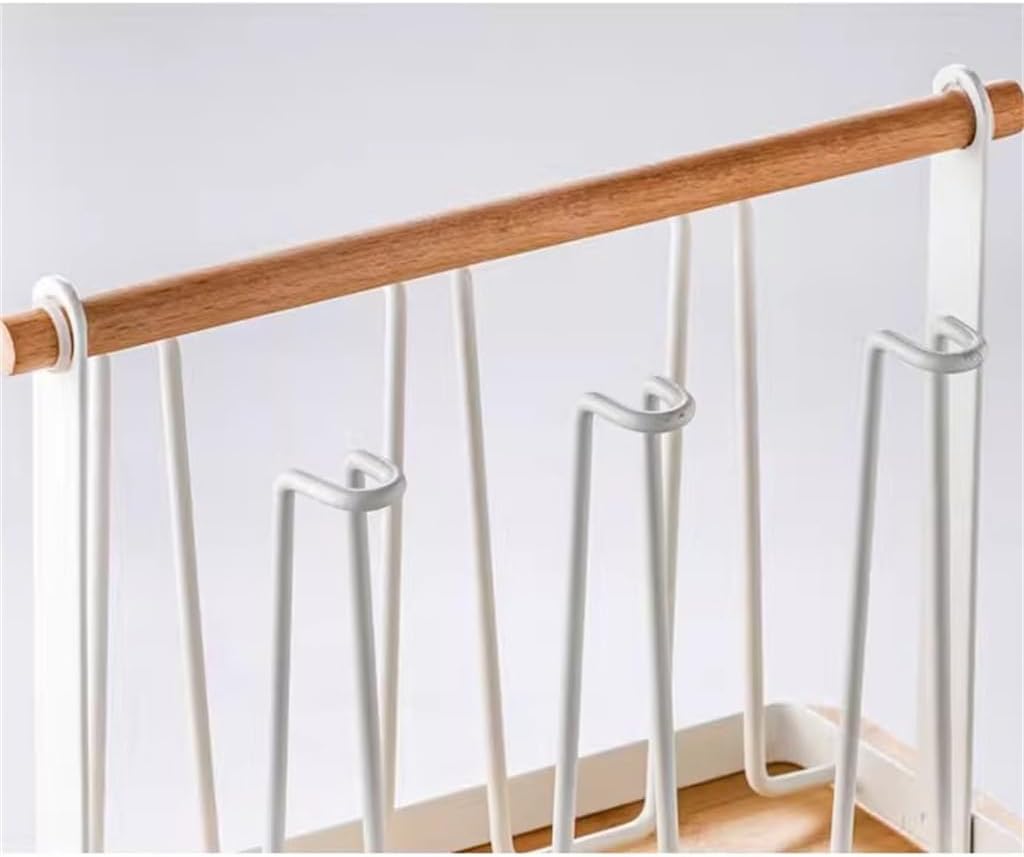 Cup Holder Storage Rack Tea Drainage Tray