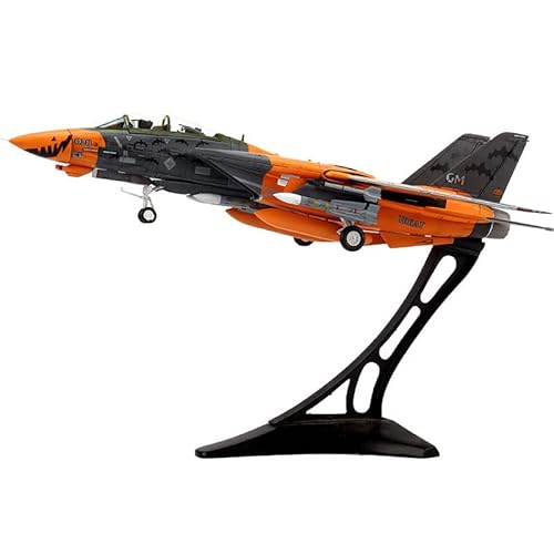 Floz Ace Combat F14D For Tomcat Fighter F-14 Halloween Pumpkin With Stand 1/72 Aircraft Pre-Built Model #TOP7