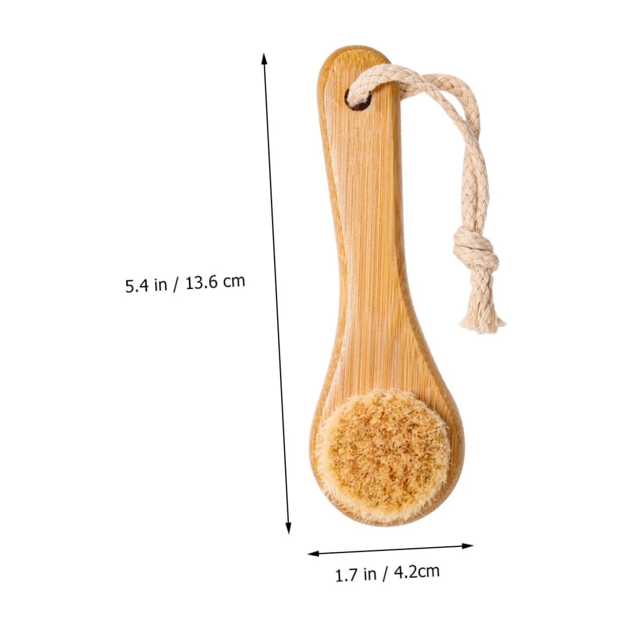 Mikinona Facial Cleansing Brush Handle Pore Cleansing Tool for Sensitive Skin Durable and Lightweight Face Scrubber for Men Women for Deep Cleaning and Exfoliating