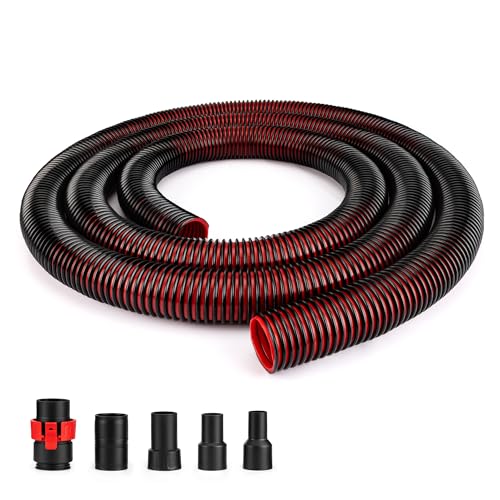 Shop-Vac Premium Universal Hose Plastic 12 X 1-7/8 Black & Red