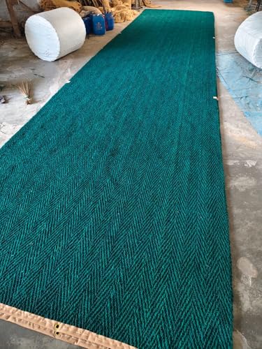 Image of Mat Cricket Pitch Mat, Green Premium, 8' X 66'