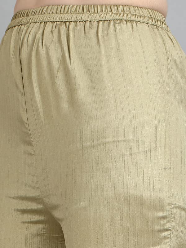 Image of VredeVogel Women's Silk Blend Embroidered Straight Kurta Pant Set with Organza Dupatta