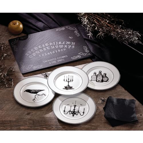 Lenox-891431-Vintage-Halloween-4-Piece-Dessert-Plate-Set-Halloween Lenox 891431 Vintage Halloween 4 Piece Dessert Plate Set Halloween