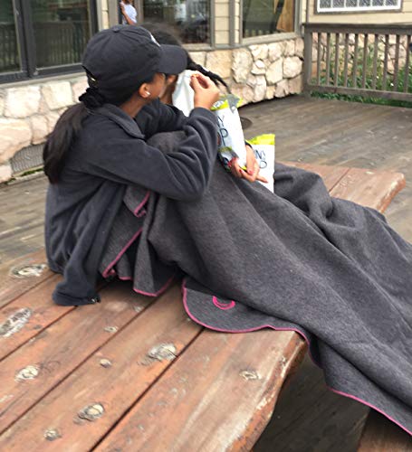 Orion Outpost Trading Co. Vestige Military Wool Blanket, 4.5 Lbs, 66 X 84 (Gray/Orange) #TOP4