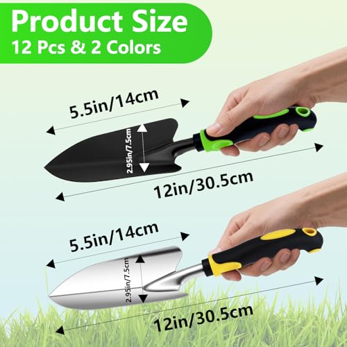 Set de 12 palas de jardín con mango ergonómico miniatura 2