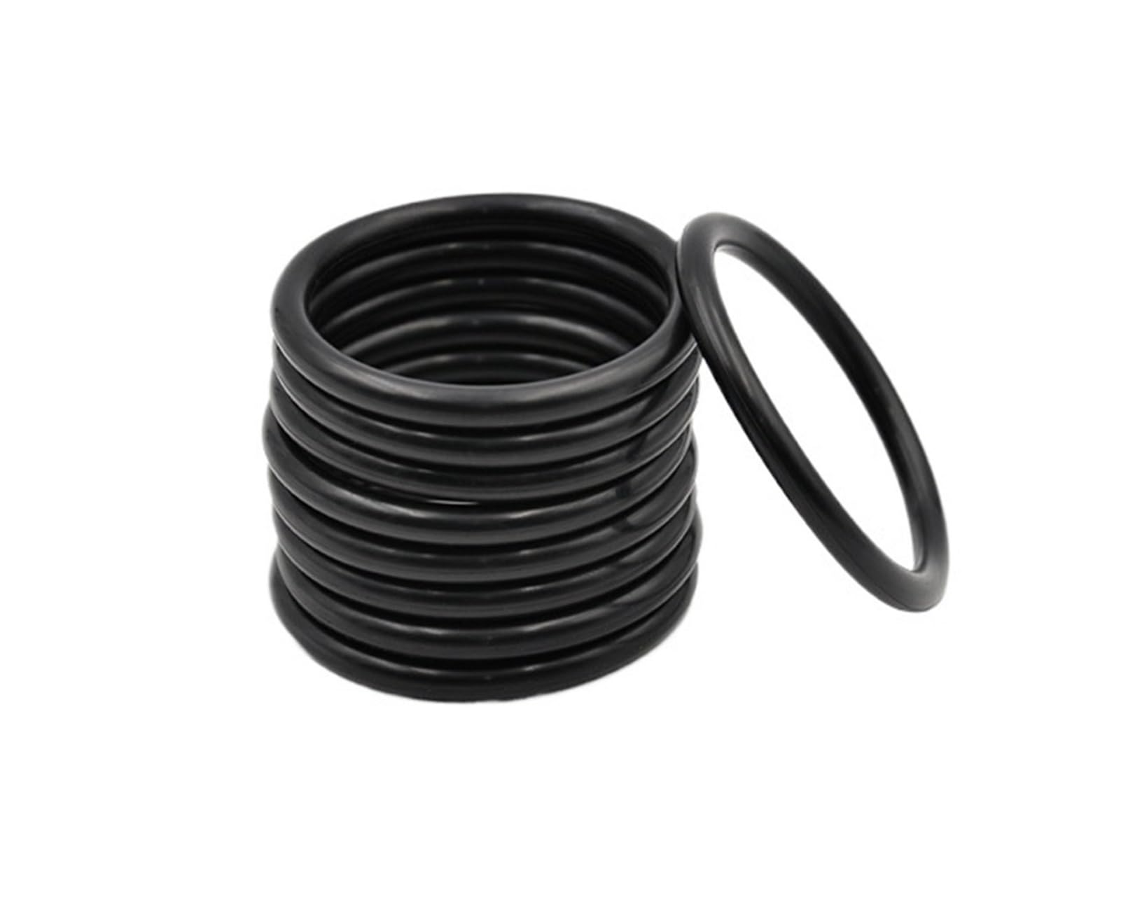 Guarnizione in gomma nitrilica, rondella resistente di tipo rotondo, CS 2,5 mm, durezza 90 NBR(OD 49mm(100PCS))