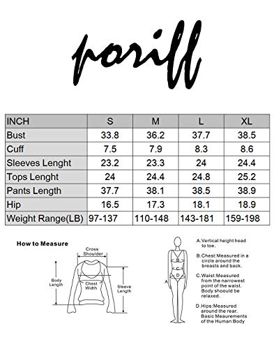 Poriff Mens Insulated Thermal Midweight Thermal Underwear Cold Weather Clothes Dark Grey M #TOP5