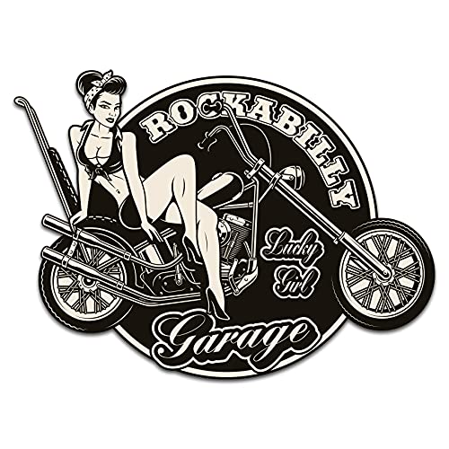 Retro Vintage Sticker Finest Folia Sticker Old School Ace Cult Rockabilly (R149-4 Rockabilly 2)