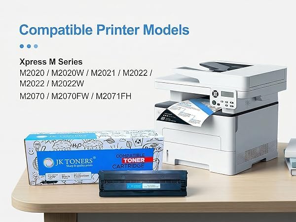 Image of Jk toners MLT D111S Easy Refill Toner Cartridge Compatible with Samsung Xpress M2070 M2070FW M2071FH M2020 M2021 M2022 M2022W | High Page Yield - 1500