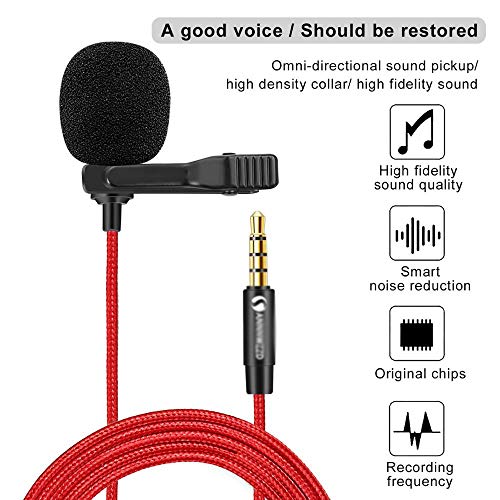 Microphone 3.5mm pour smartphone idéal pour interviews et vlogs