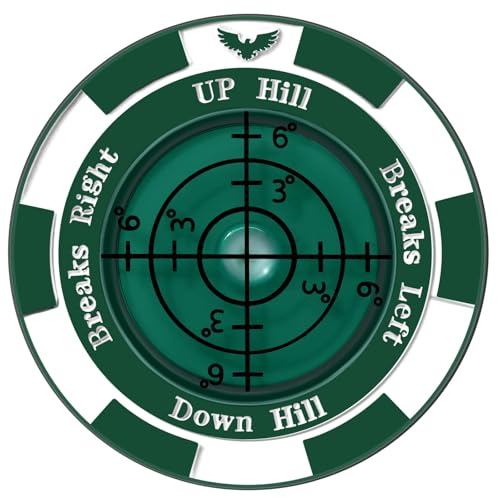 Yobbai SlopeVision Pro Golf Green Reader with Hat Clip, Horizontal