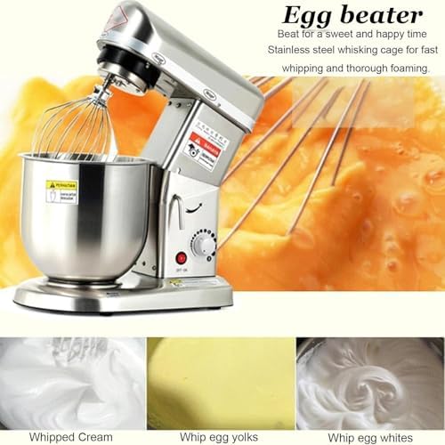 Electric Stand Mixer with Tilt-Head, 3-Speed Settings, Includes Dough Hook & Whisk Attachments for Baking, Kitchen Mixer for Homemade Recipes