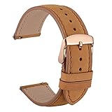 reloj omega constellation vintage 【Alta calidad】Crazy-Horse cuero, correa de cuero genuino de alta calidad, cómodo y suave, hecha a mano y con hebilla de acero inoxidable pulido, las puntadas y las marcas están hechos muy bien, muy resistente y duradero