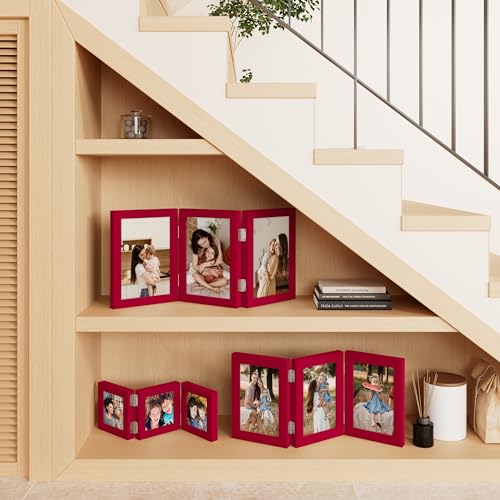 decorUhome Red Triple 6x4 Picture Frame Horizontal, MDRD08 — view 5