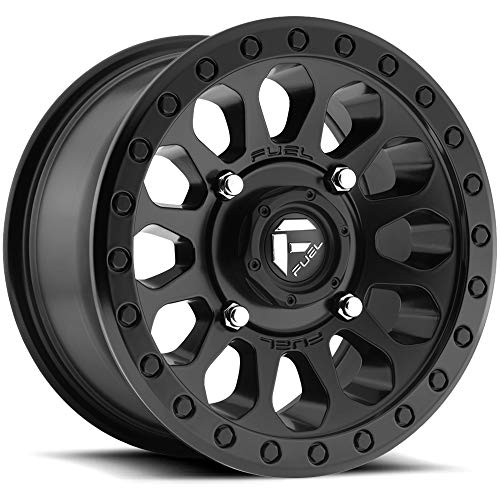 Fuel Vector 14x7 ATV/UTV Wheel - Matte Black (4/156) 4+3 [D5791470A544]
