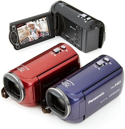 Panasonic HC-V110 Light Weight HD 1080p Digital Camcorder (Blue)