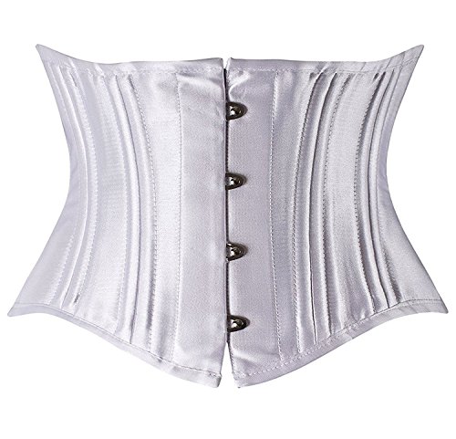 Shaperx women's 26 steel boned corset short torso heavy duty wais…