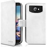  Seluxion - Funda universal XL para smartphone Meizu MX6, color blanco