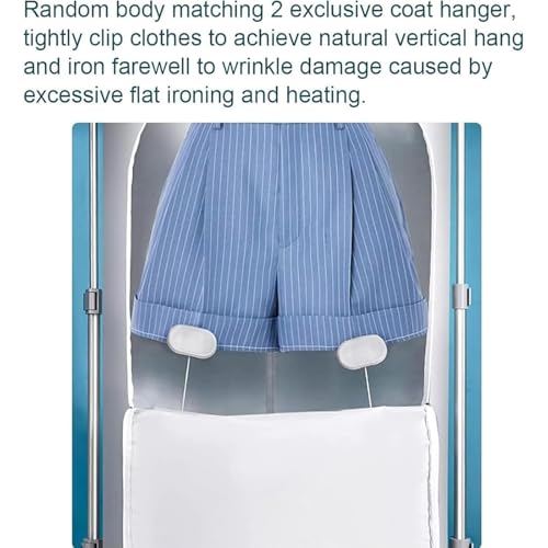 MBCEYLSTUB Vollautomatische Bügelmaschine Für Kleidung, Tragbare Intelligente Dampftrocknungsmaschine/Elektrischer Trockner/Bügel-, Falt- Und Faltenentfernungsmaschine Für Kleidung Mit Fernbedienung