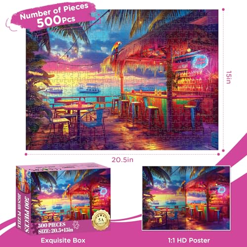 Puzzle 500 Piezas Temática Playa 3+ Anos miniatura 4