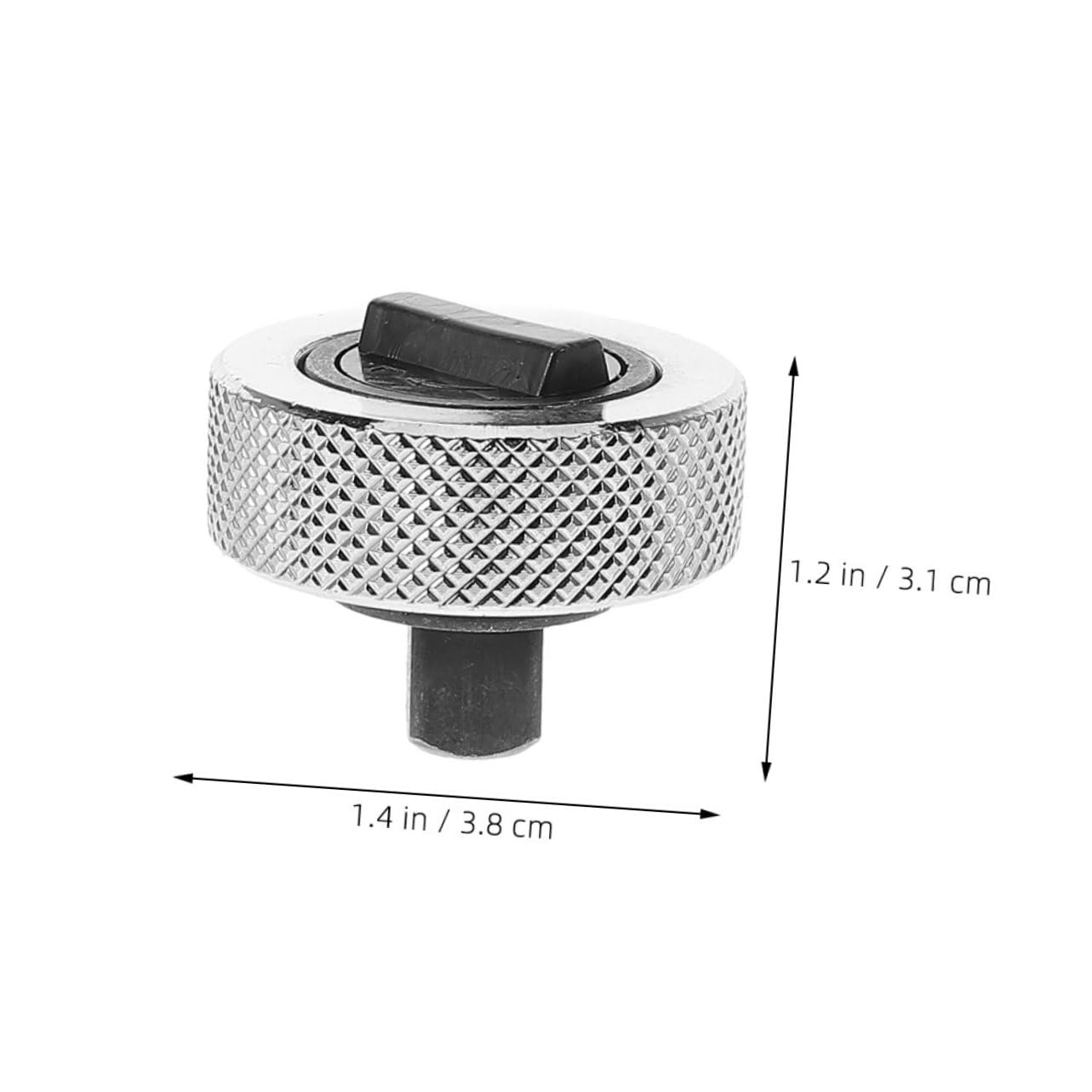 HEALLILY Finger Ratchet Wrench Mini Thumb Wheel Ratchet Reversible Palm 3/8” Drive Compact Precision Tools