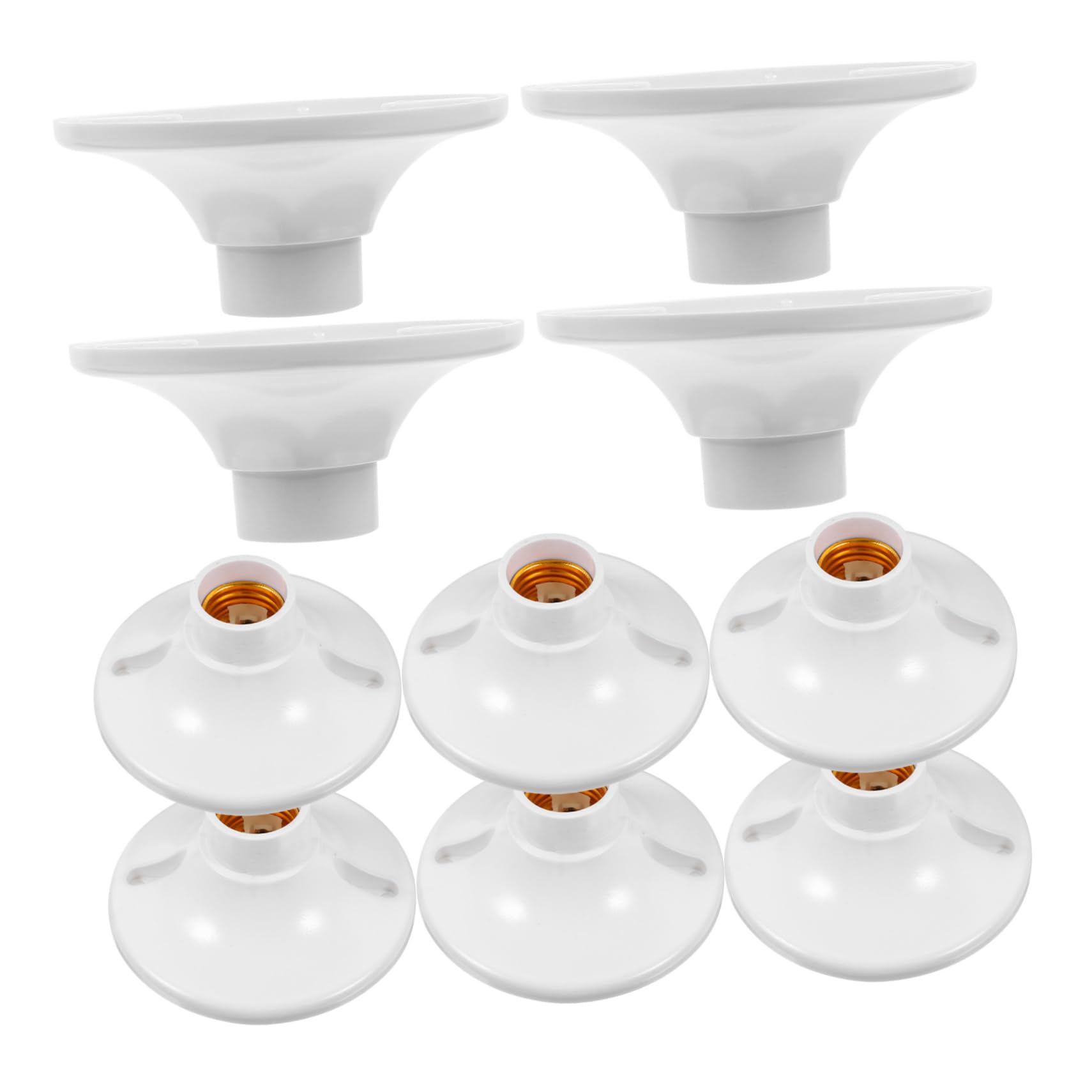 Alipis 4 Ensembles Douille En Bakélite Pendaison Remplacement De La Lampe Douilles E27 Douille De Remplacement De Lampe Remplacement De Douille De Lampe Luminaire Blanche 10 Pièces * 4
