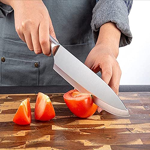 Image of DeoDap Professional Super Sharp Stainless Steel Kitchen Chef Knife 10 inch (Silver)