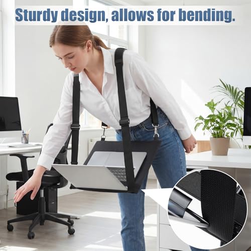 Soporte portátil para laptop negro Tellegloww ajustable miniatura 2