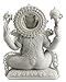 JFSM INC. Rare Ganesh Lord of Prosperity & Fortune Statue White Finish