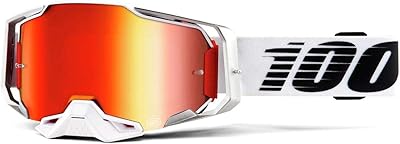 100% 50710-355-02 - Maschera da sci, colore: Rot