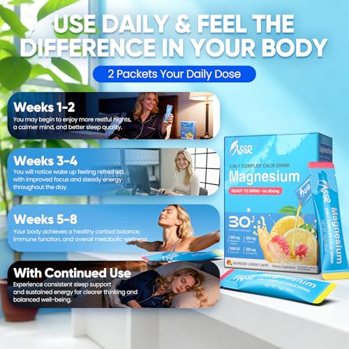 ASSR Pure Calm Cortisol Reducer Drink Sleep Aid Supplement, Ready to Drink No Mix, Triple Magnesium Glycinate, Malate, Citrate, Ashwagandha, L Theanine, Vitamin D, Sleep Relax Focus Mood Support, 30ct - Thumbnail 7
