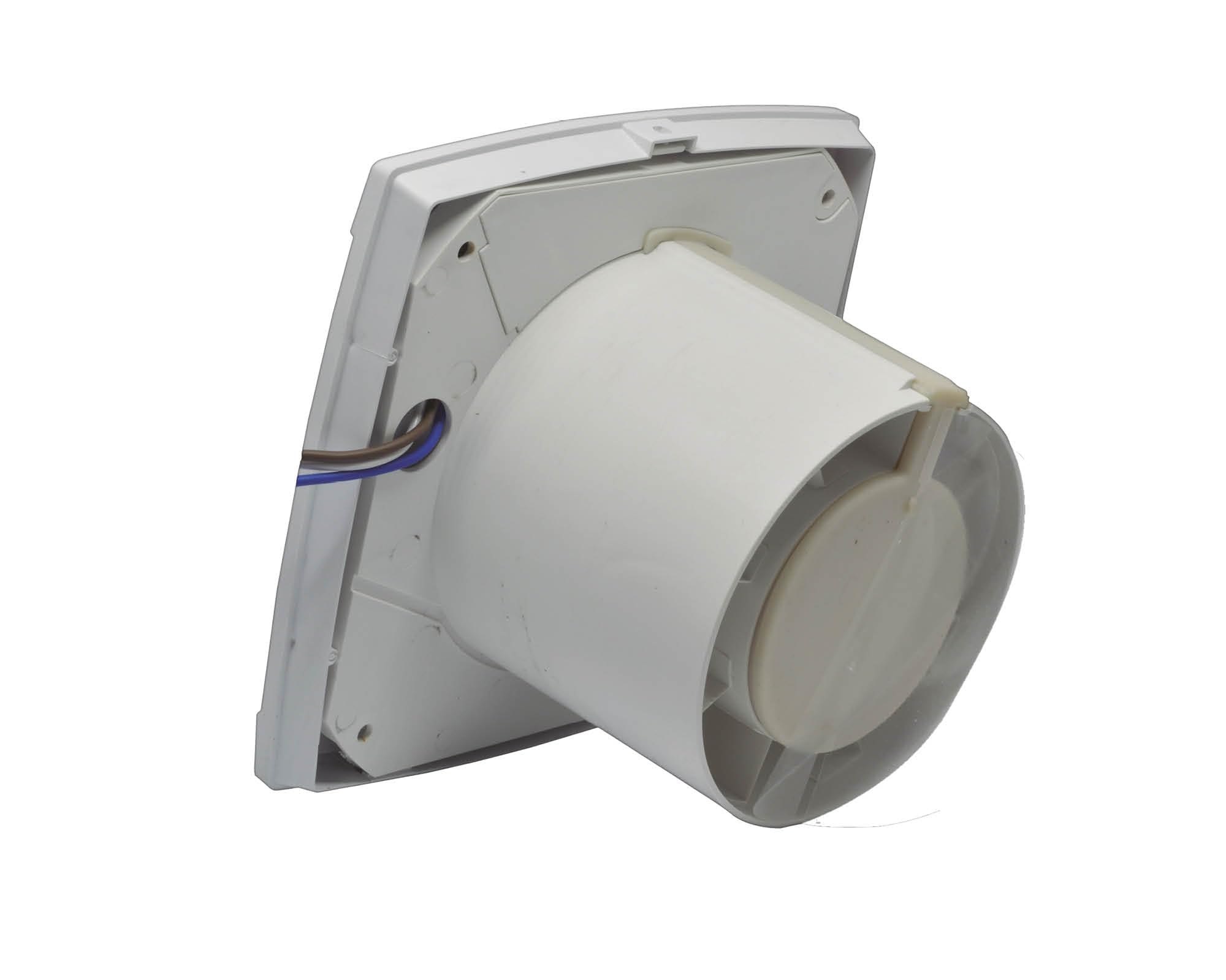 CATA Hygro Serie Afvoerventilator, model UC-10 HYGRO SILVER | Hygro Serie | Afvoerventilator | Stille bad-afvoerventilator | Grijs | Regelbare vochtigheidsmelder