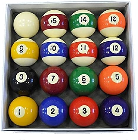 Belco Pool Ball Set (Set of 16 Balls)
