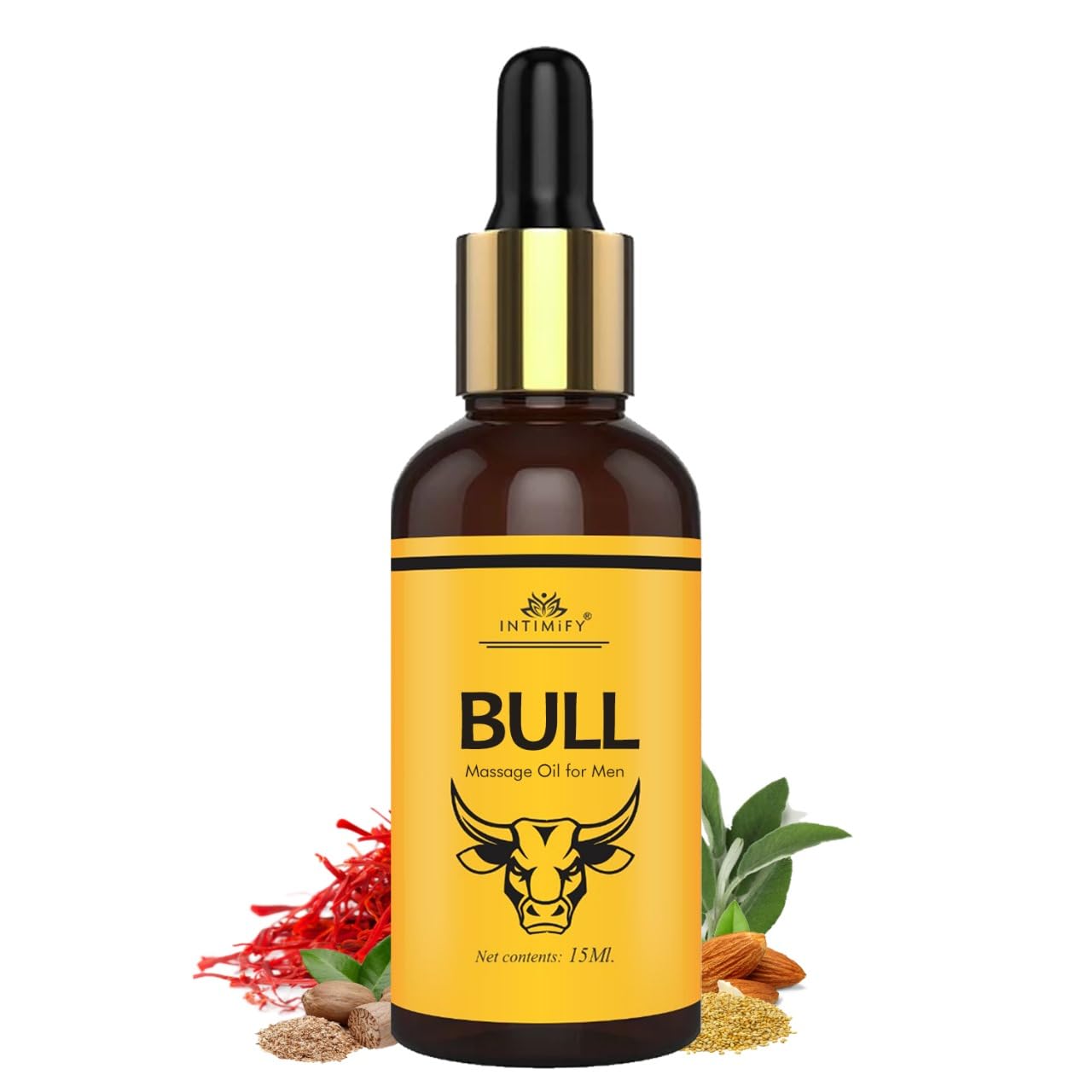 INTIMIFY Ayurvedic Massage Oil For Men 15 Ml (Pack of 1)