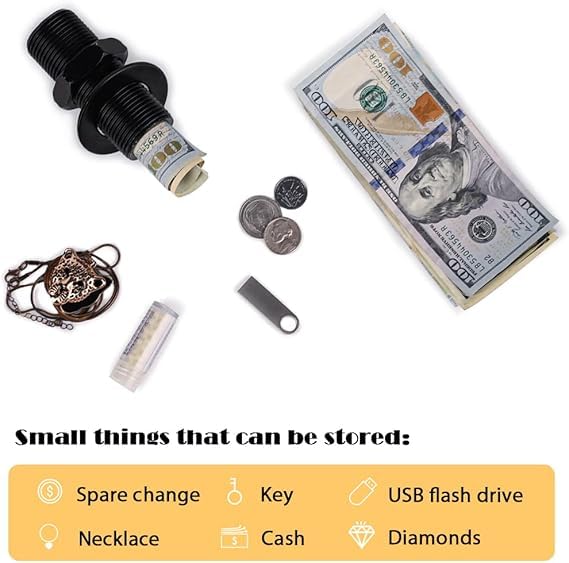 Vis avec cachette secrète contre le vol pour sécuriser vos micro-objets précieux - 3