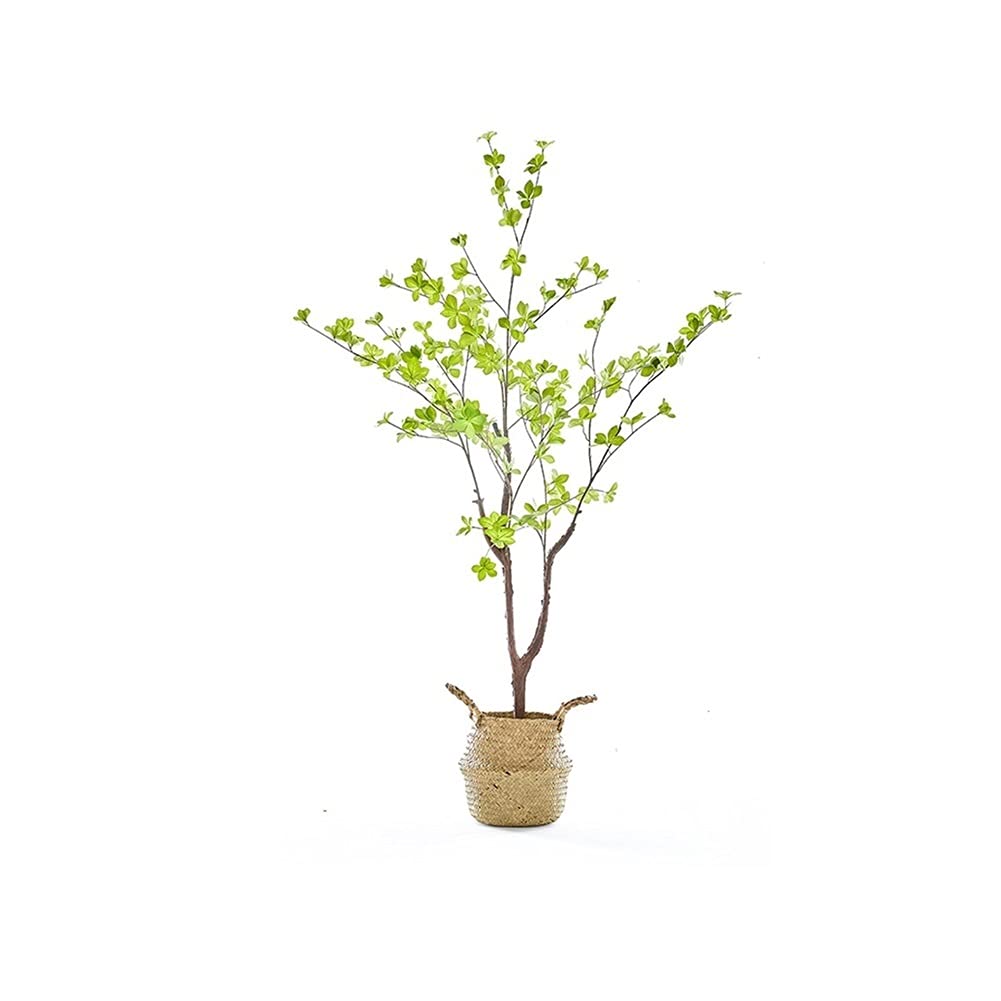 HCZKIUJY Simulation tree Green Plant Simulation Fake Tree Bell, Bell Fake Potted Indoor Large Plant Model House Soft Decoration 120cm