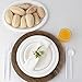 brheez Disposable Oval Dinner Plates 25 Pack (10