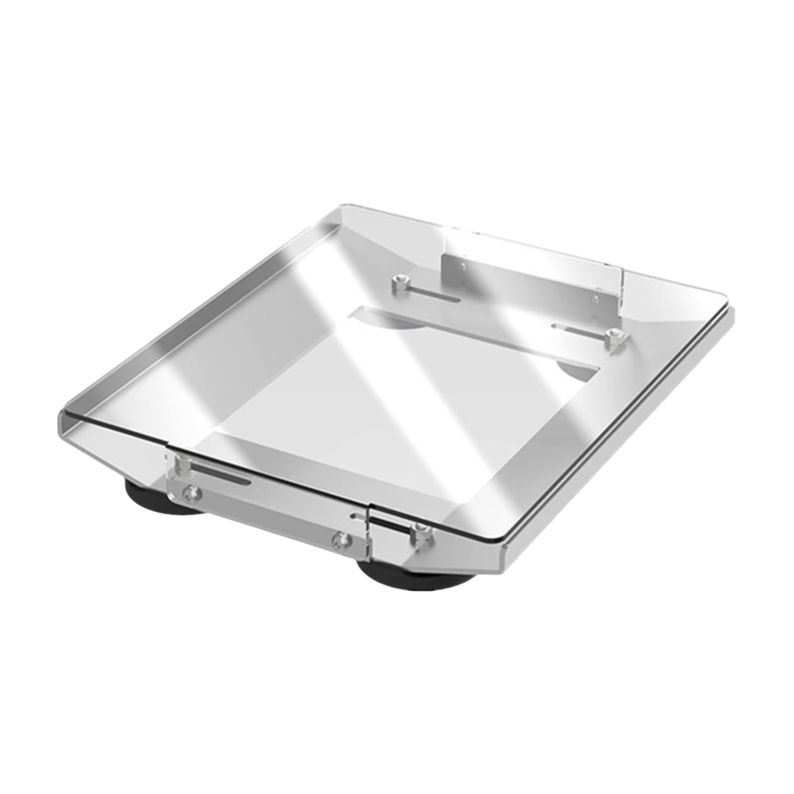 Mini supporto magnetico per auto in alluminio con piastra di copertura in PC ad alta resistenza Kit di montaggio per tetto piatto per camper, furgoni, camion, barche e yacht
