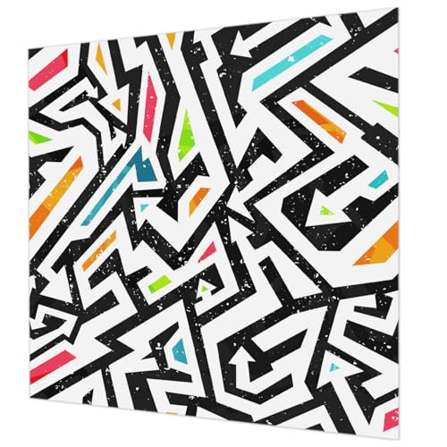 Papier peint haute qualité mosaïque abstraite au rendu parfait