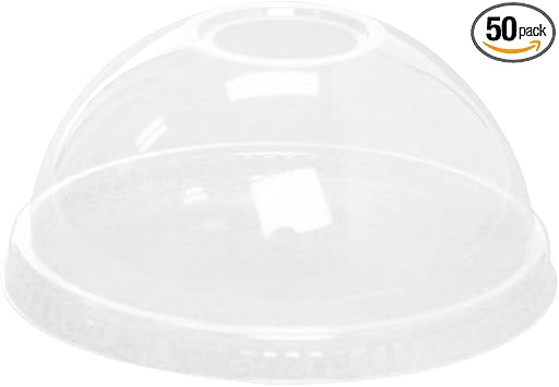 Karat Earth 12-24oz PLA Eco-Friendly Dome Lids 98mm - 1,000 ct