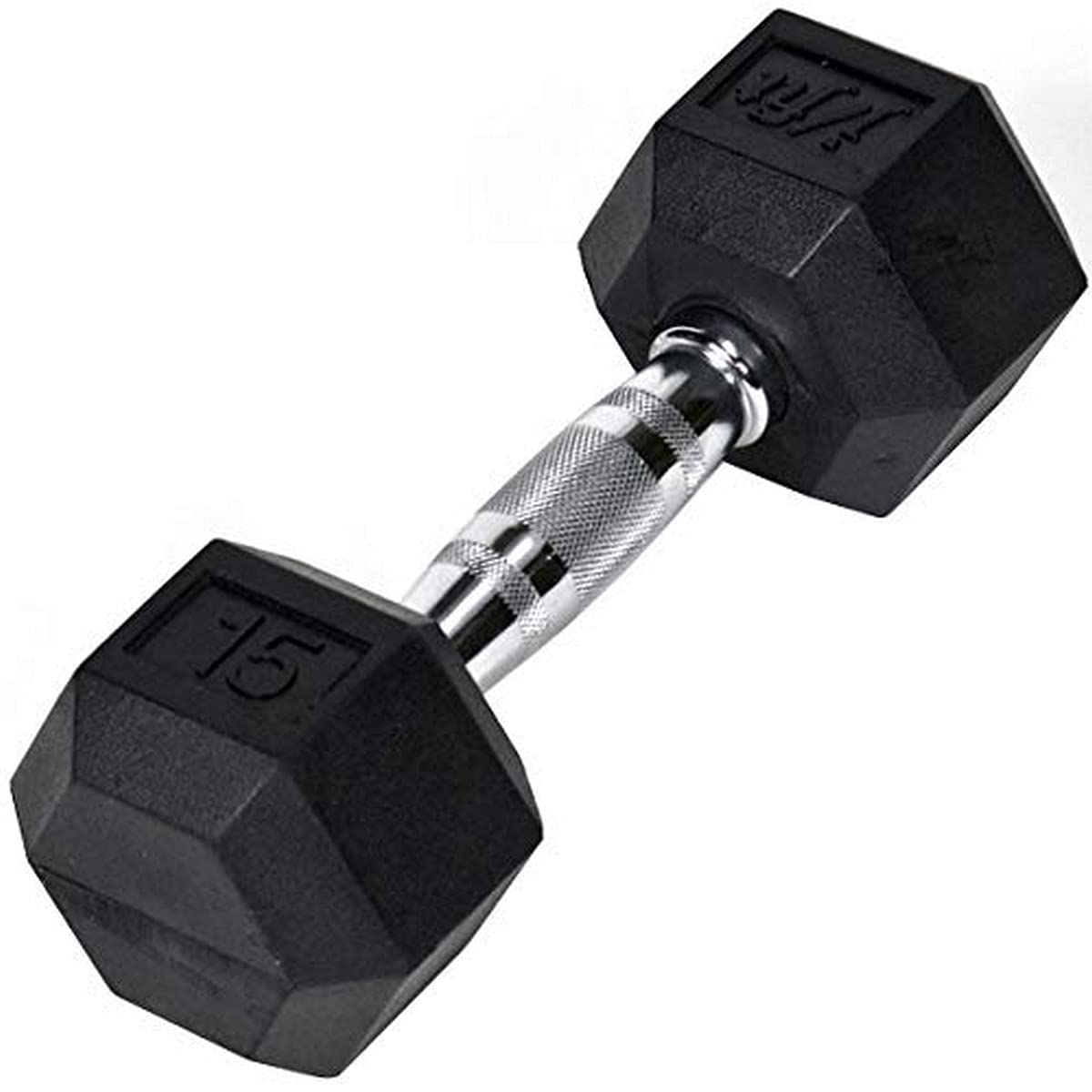 JFIT Kauçuk Altıgen Dambıllar - 8 Boyut Seçeneği - Altıgen Şekilli Kafalar Kaymayı ve Yaralanmayı Önler - Egzersiz, Kas, Güç ve Ağırlık Antrenmanı için Ergonomik El Ağırlıkları