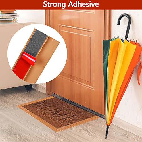 10Ft Floor Transition Strip Self Adhesive Carpet To Tile Floor Edging Trim Pvc Threshold Strips, Peel And Stick Floor Joining Strip Suitable For Threshold Height Less Than 5Mm(Light Brown Wood Grain) #TOP2