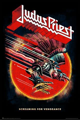 JUDAS PRIEST / SCREAMING【ポスター付】 Judas Priest - Screaming for Vengeance - music poster Heavy Metal