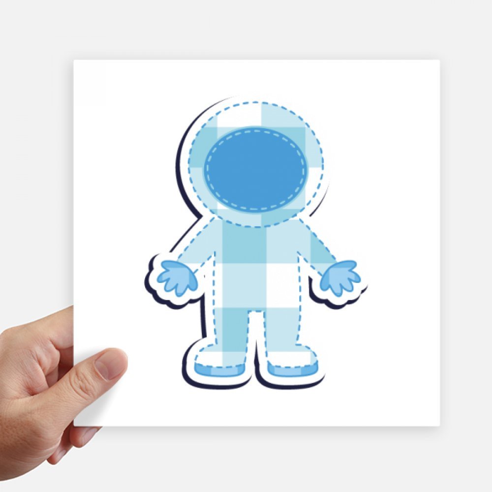 Autocollant astronaute alien pour mur de chambre ado et valise de voyage sticker 20cm