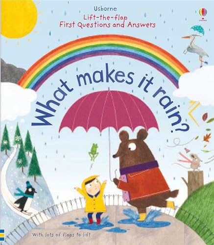 First Questions and Answers: What makes it rain?: An Educational Lift-the-Flap Weather Book for Children (Ages 4-6)