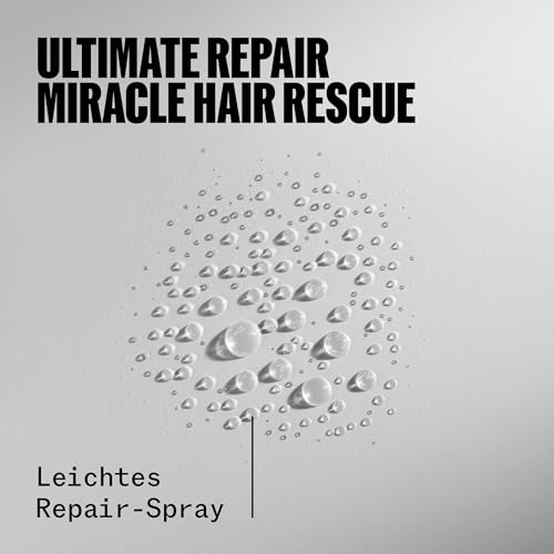 Wella Professionals Ultimate Repair Miracle Hair Rescue Haar Serum – reparierende 90 Sek. Haarkur ohne Ausspülen – entwirrendes Spray mit Anti Frizz und Anti Spliss Wirkung – 95 ml